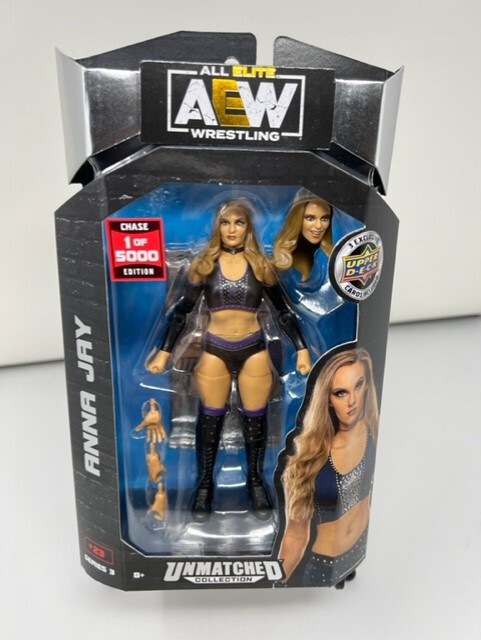 NEW* Jazwares AEW Anna Jay #23 Unmatched Series 3 Chase edition 1