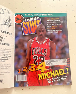 1993 NBA Inside Stuff Magazine - Michael Jordan Cover Bulls