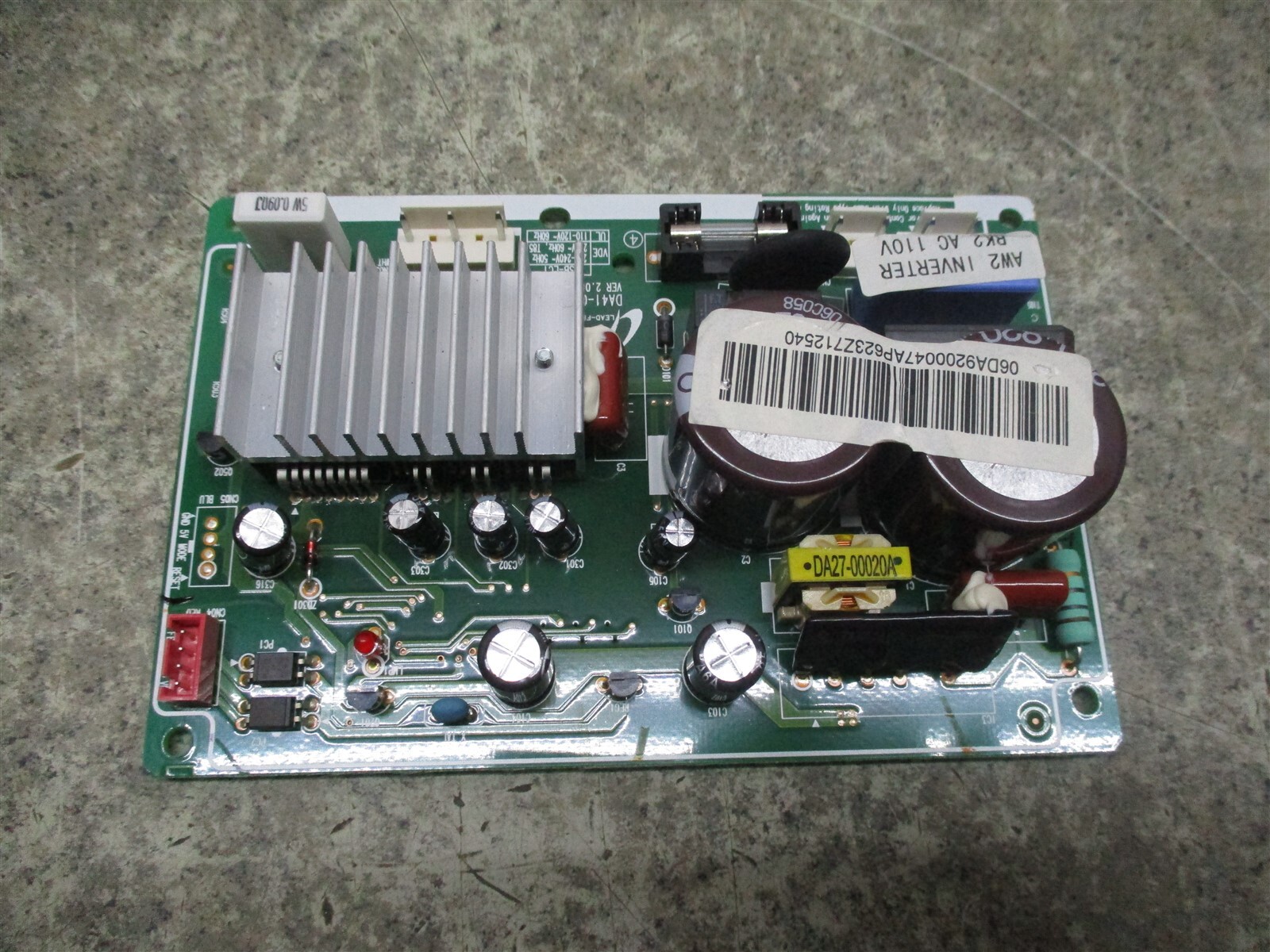 SAMSUNG REFRIGERATOR INVERTER BAORD PART # DA41-00614F DA92-00047A