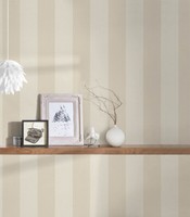 Vliestapete Streifen Textiloptik Skandinavisch Beige Creme 38665-2 (3,73€/1Qm)
