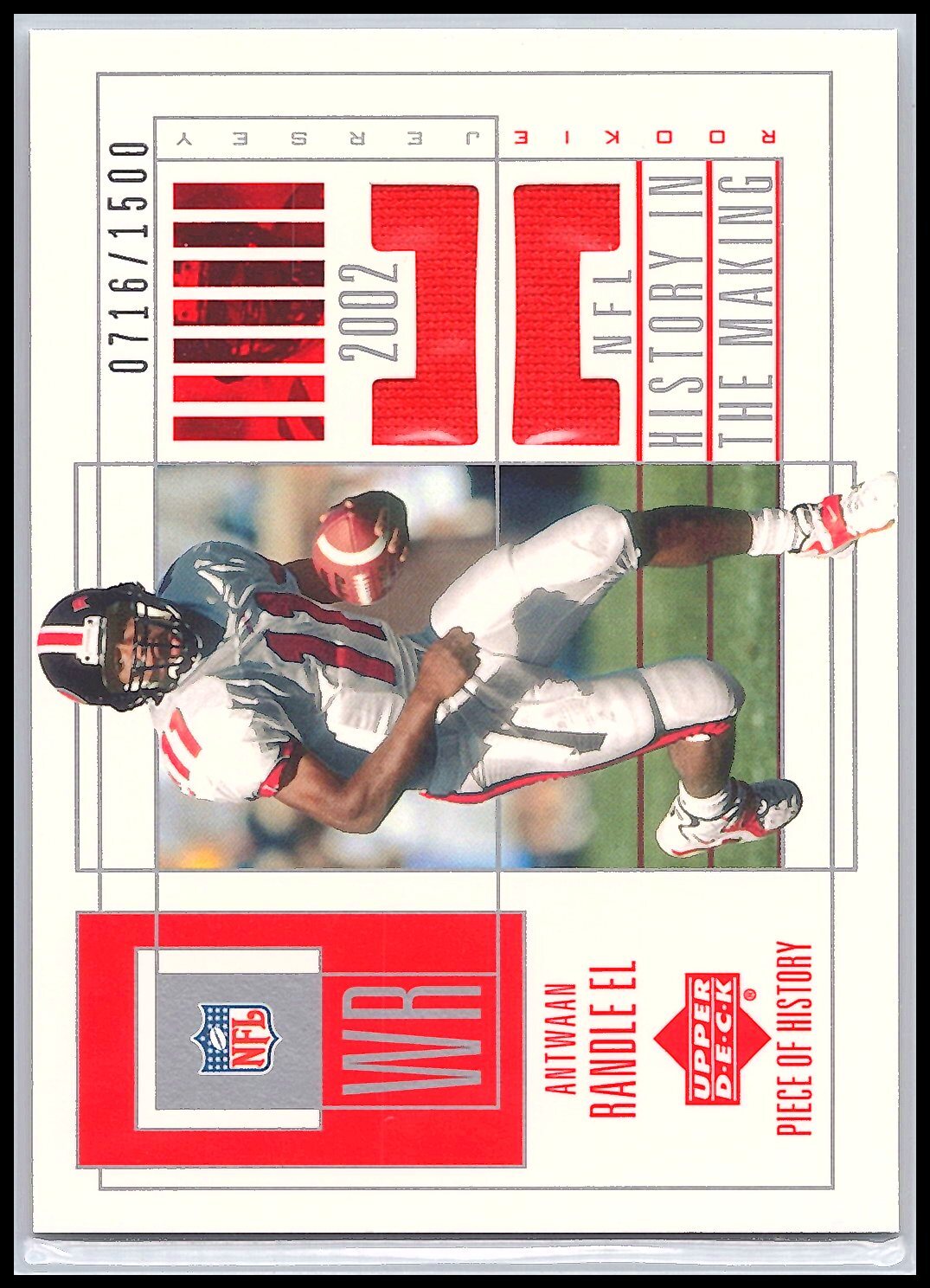 Antwaan Randle El Upper Deck Piece of History #148 Game Jersey