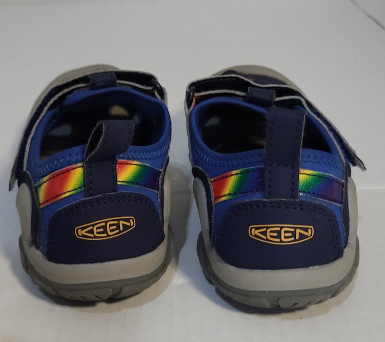 Sandalo Keen bambino 13 blu Rainbow Creek casual campeggio scarpa acqua spiaggia escursione