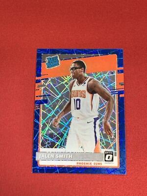 2020-21 Panini Donruss Optic - Rated Rookie Blue Velocity Prizm #160 Jalen Smith