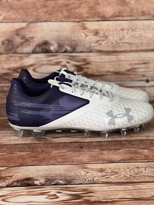 Under Armour Blur LUX MC Football Cleats White Purple 3023190-500 Men\'s Size 13 Okinawa Prefecture Ua Blur Lux Under Armour Blur Lux MC Low  main image 4