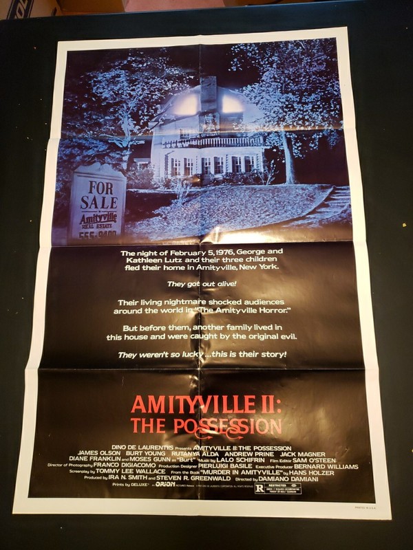 Amityville 2: The Possession Original 27 x 41  movie poster  horror (6f)