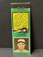 RARE 1934 Diamond Matchbook Cover FRANKIE FRISCH St. Louis Cardinals MUST SEE