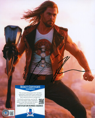 Chris Hemsworth Signed BAS COA Autographed 8X10 Thor Avengers
