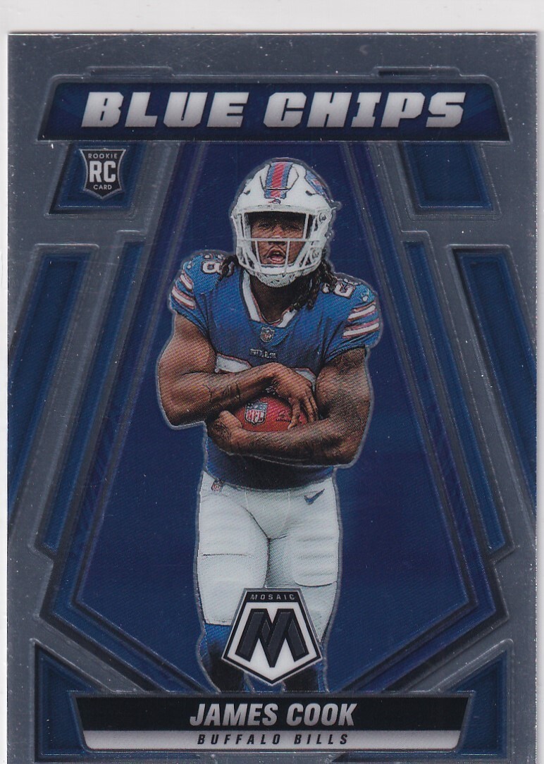 2022 MOSAIC BLUE CHIPS RC JAMES COOK ROOKIE BUFFALO BILLS BZ-4607