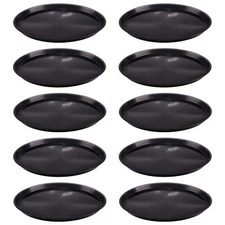 10 Pack Plant Saucer 14 Inches Plant Trays for Pots Plastic Round Drip Trays ...