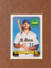 2018 Topps Heritage Minors Base #89 DJ Peters