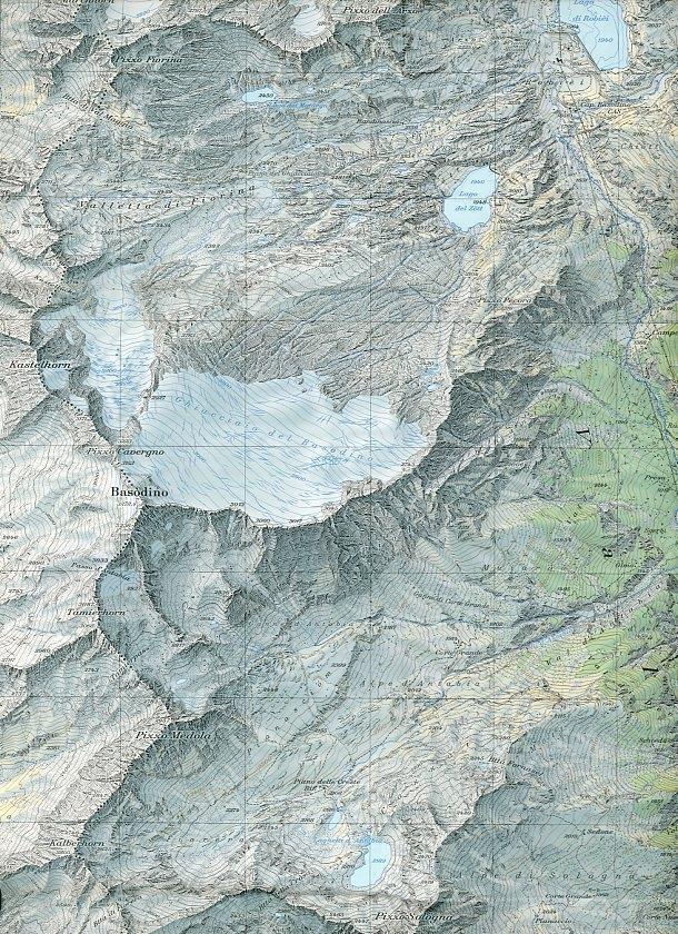 Thumbnail - Swisstopo 1 : 25 000 Basòdino Val Formazza - Robièi - Val Bavona