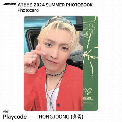 ATEEZ 2024 SUMMER PHOTOBOOK Photocard Postcard Slide Film ATEEZ 2024 SUMMER PHOTOBOOK Photocard Postcard Slide Film