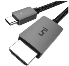 USB Type C to HDMI Cable [4K@30Hz High Refresh Rate] for Home Office, Uni Brand!