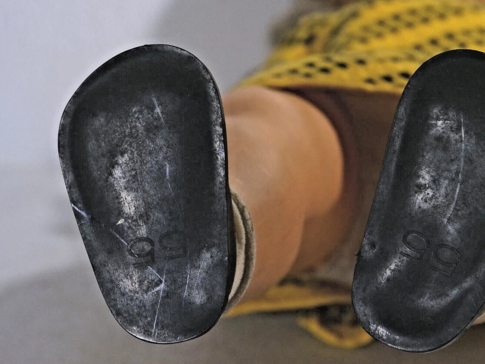 OZEN Japon ancienne poupée en vinyl parlante avec disque 53 cm - Photo 4/4