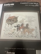 Janlynn Counted Cross Stitch Kit Noah's Ark "NOAH...AN ETERNAL PROMISE" 1989