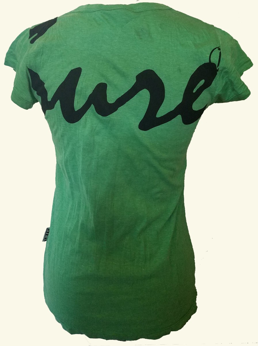 T-shirt Femme Sure 100% Coton – Impression Bouddha Dans Un Jardin – Taille S – Neuf Avec étiquettes