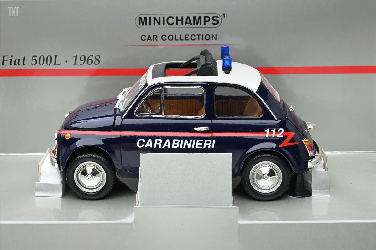 1/18 Fiat 500L1968CARABINIERI ミニカーコレクション 1/18 Minichamps FIAT 500L Carabinieri 1968-150121690*AS IS | eBay