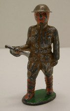 Vintage Barclay Manoil Lead or other Metal Soldier Bugular Figure Toy Bugle