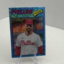 Topps 2026 Heritage Bryce Harper #72 Philadelphia Light Blue Sparkle Chrome 