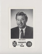 1990 Old Style Chicago Cubs Team Issue Ron Santo HOF 0b0