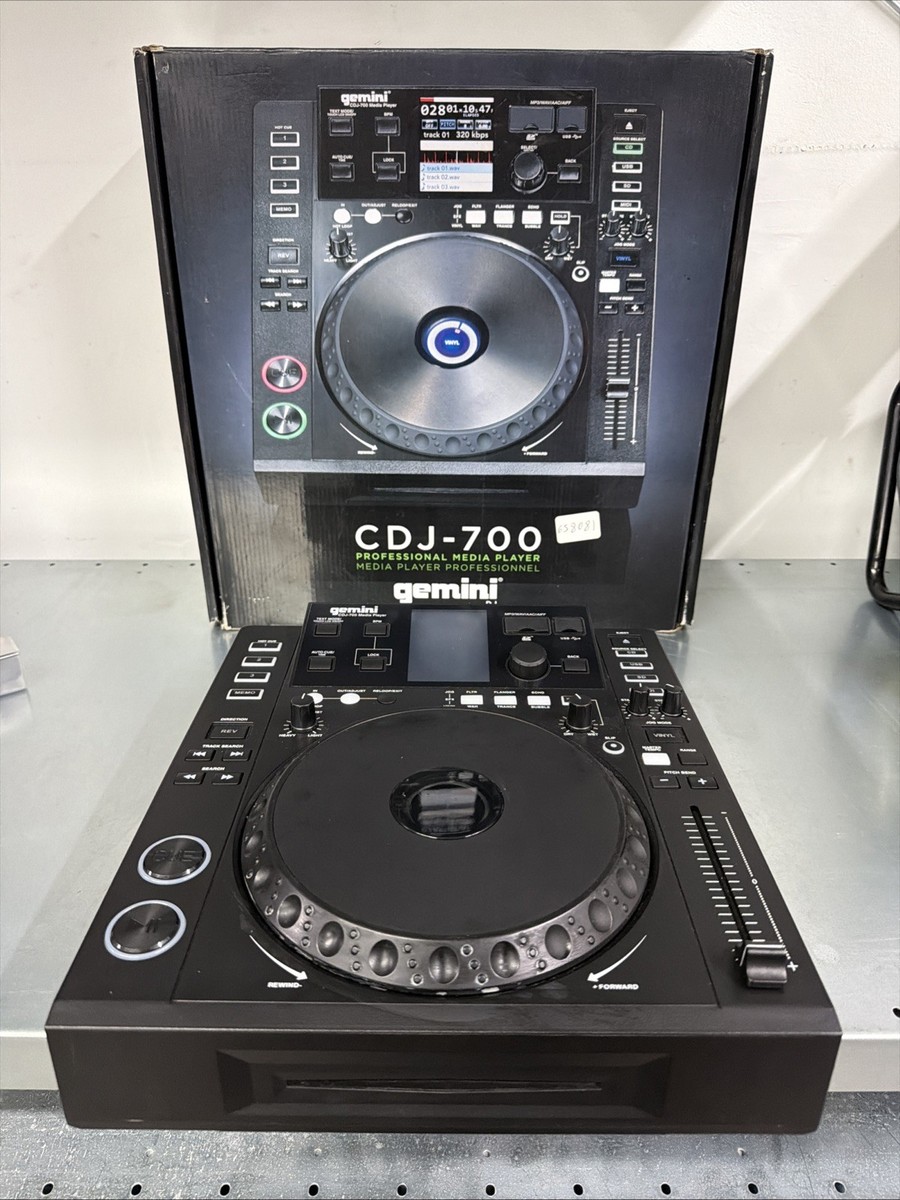 GEMINI CDJ-700 MEDIA PLAYER - TESTED - OPEN BOX - READ! | eBay