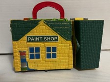 Thomas  Friends Tank Engine Take Along N Play Train Playset Paint Shop 2009 VTG