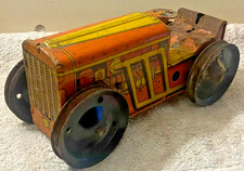 Vintage Marx Wind Up Tin Caterpillar Tractor Bulldozer Parts Or Restoration