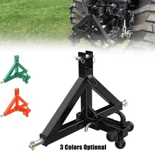 3 Point Hitch Receiver - 2" Receiver & Towing Ball Mount for Implements Hauling