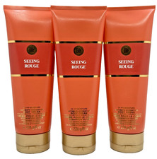NEW Bath  Body Works Lot of 3 Tubes Seeing Rouge Luxuries Body Cream 8 oz