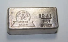 10.41 Star Metals - .999 Silver Bar VINTAGE ODD WEIGHT BAR - No Reserve!