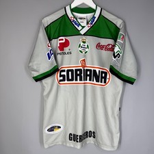 SANTOS LAGUNA MEXICO 2001/2002 TRAININ FOOTBALL SHIRT JERSEY CORONA SPORT SIZE M