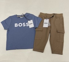 Image of BNWT Baby Boys Hugo Boss T-shirt And Joggers Set Outfit Age 6 Months