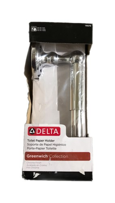 #ad Delta Greenwich Toilet Paper Holder in Chrome $13.64