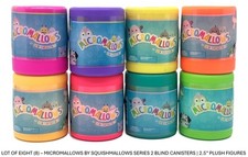 LOT OF EIGHT 8 - Squishmallows Micromallows 2.5  Series 2 Mystery Capsules