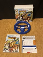 DreamWorks Super Star Kartz Nintendo Wii Video Game Bundle With Wheel Shrek