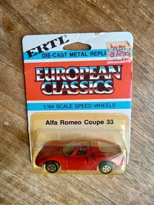 ERTL European Classics 1/64 Alfa Romeo Coupe 33 Model Car #1612