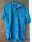 Volcom Button-Up Short Slv Shirt Youth XL/14 Green/Fun Zebra Stripe Casual *Flaw — photo 1