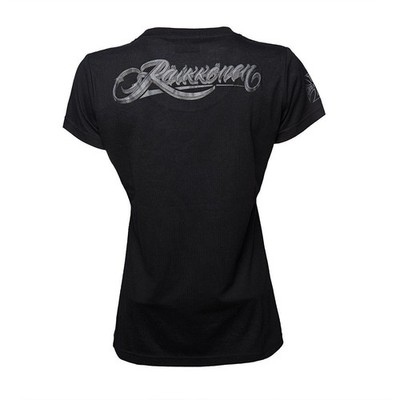 WCC West Coast Choppers Female Shirt Kimi Raikkönen Script Logo Black