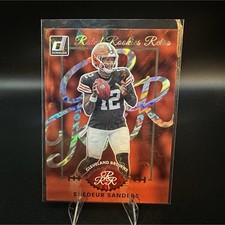 2025 Panini Donruss Rated Rookies Retro Shedeur Sanders #11 Cleveland Browns