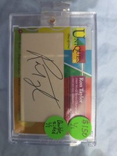 Double-sided 1/1s 1969 World Series Champ Ron Taylor. 1/1 Ed Kranepool