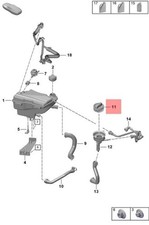 Genuine PORSCHE End Cap Coolant Cooling System 98110604406