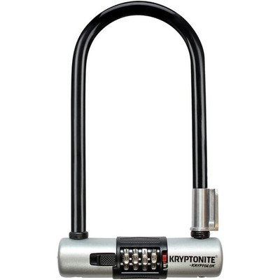 Kryptonite Kryptolok Combo Fahrrad Bügelschloss mit FlexFrame Halterung (Sold Secure Gold)
