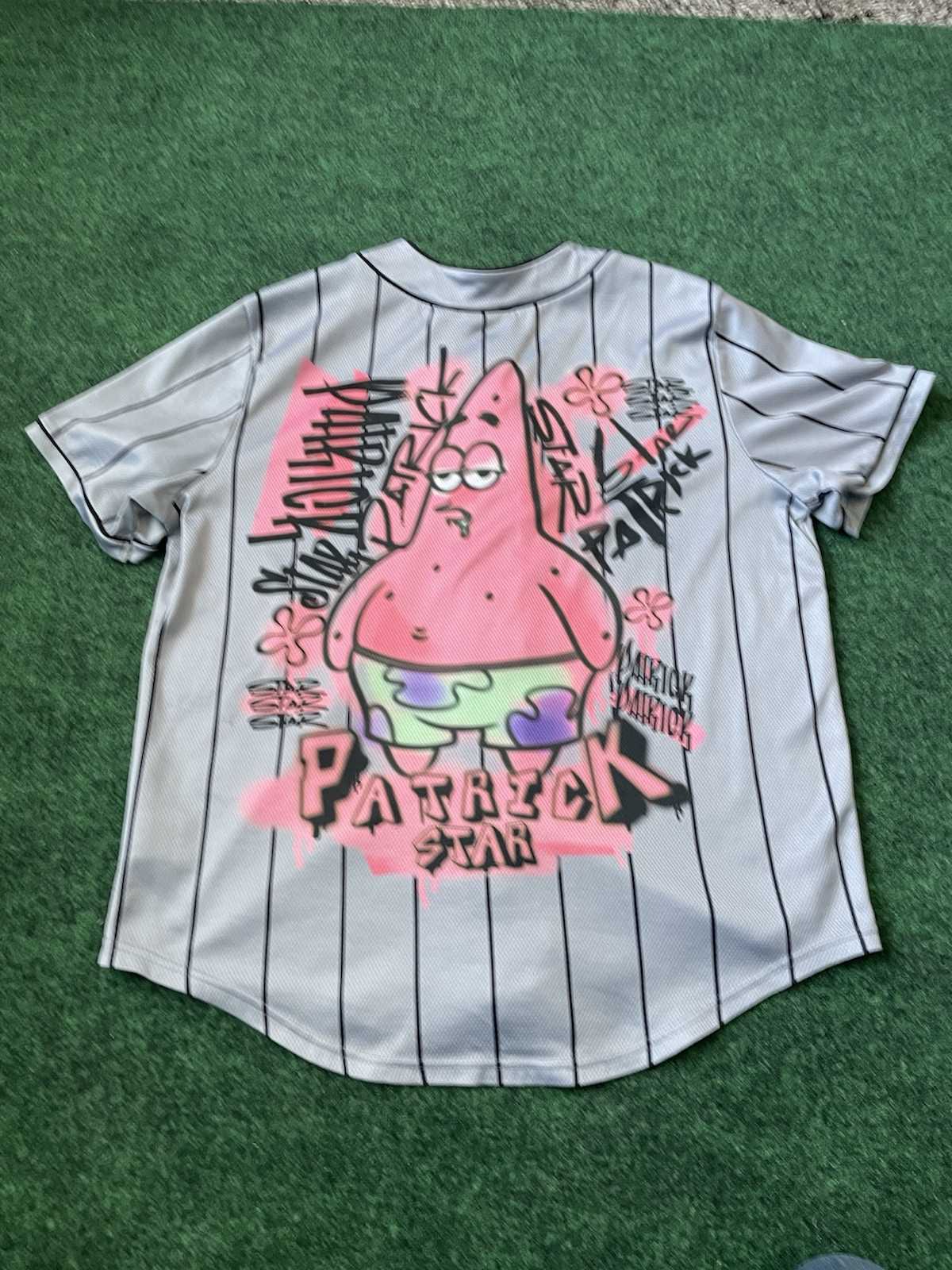 Nickelodeon Spongebob Patrick Baseball Jersey Adu… - image 6