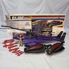 RARE Cobra Mamba 1987 GI Joe ARAH VTG Box Vehicle 100 Complete With Figure READ