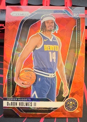 DaRon Holmes ll RC Red Cracked Ice prizm 2025! No. 235 Denver Nuggets 
