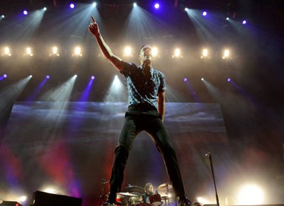 Brandon Flowers performs Killers Battle Born tour at Madison Squar- Old Photo 2