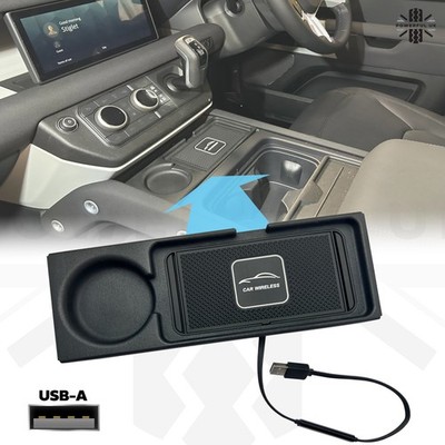 Center Armaturenbrett Wireless Telefon Ladepad Fach mit USB-A für Defender L663 3D