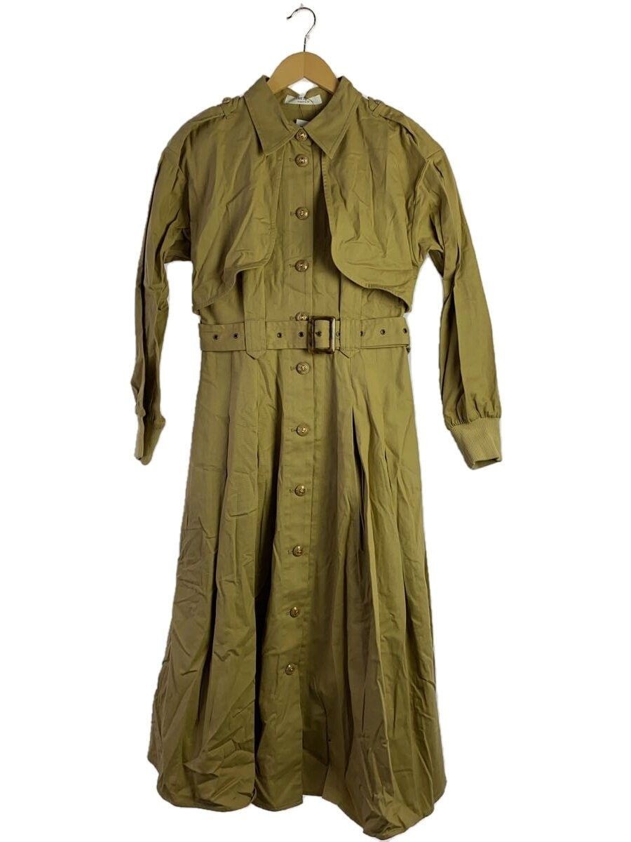 ALTRA Heart Relation Altro Cappotto ABITO PRIMAVERA M cotone cammello tinta unita hlt2009002