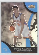 2007 Topps Finest 2008-09 Rookie Blue Refractor /199 Danilo Gallinari #106 7bo