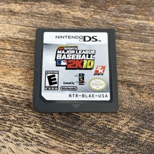 Major League Baseball 2K10 (Nintendo DS, 2010) Authentic Cart Only, Tested